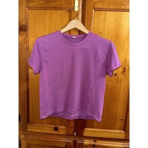 lululemon athletica Purple Short Sleeve Tee